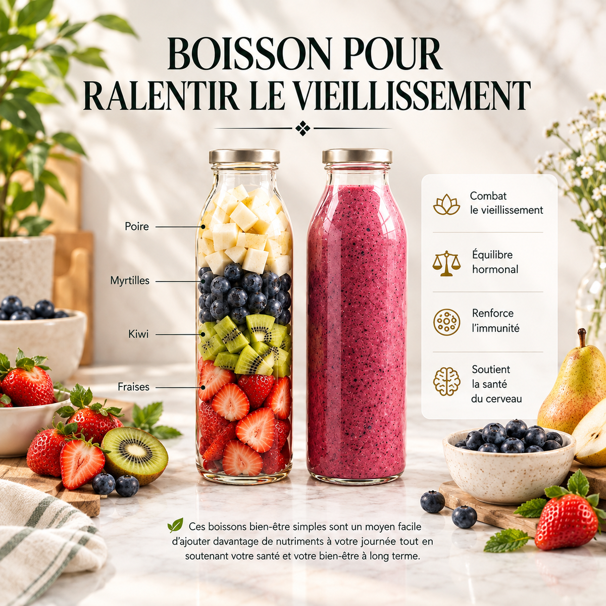 Mini blender portable pour jus de fruits