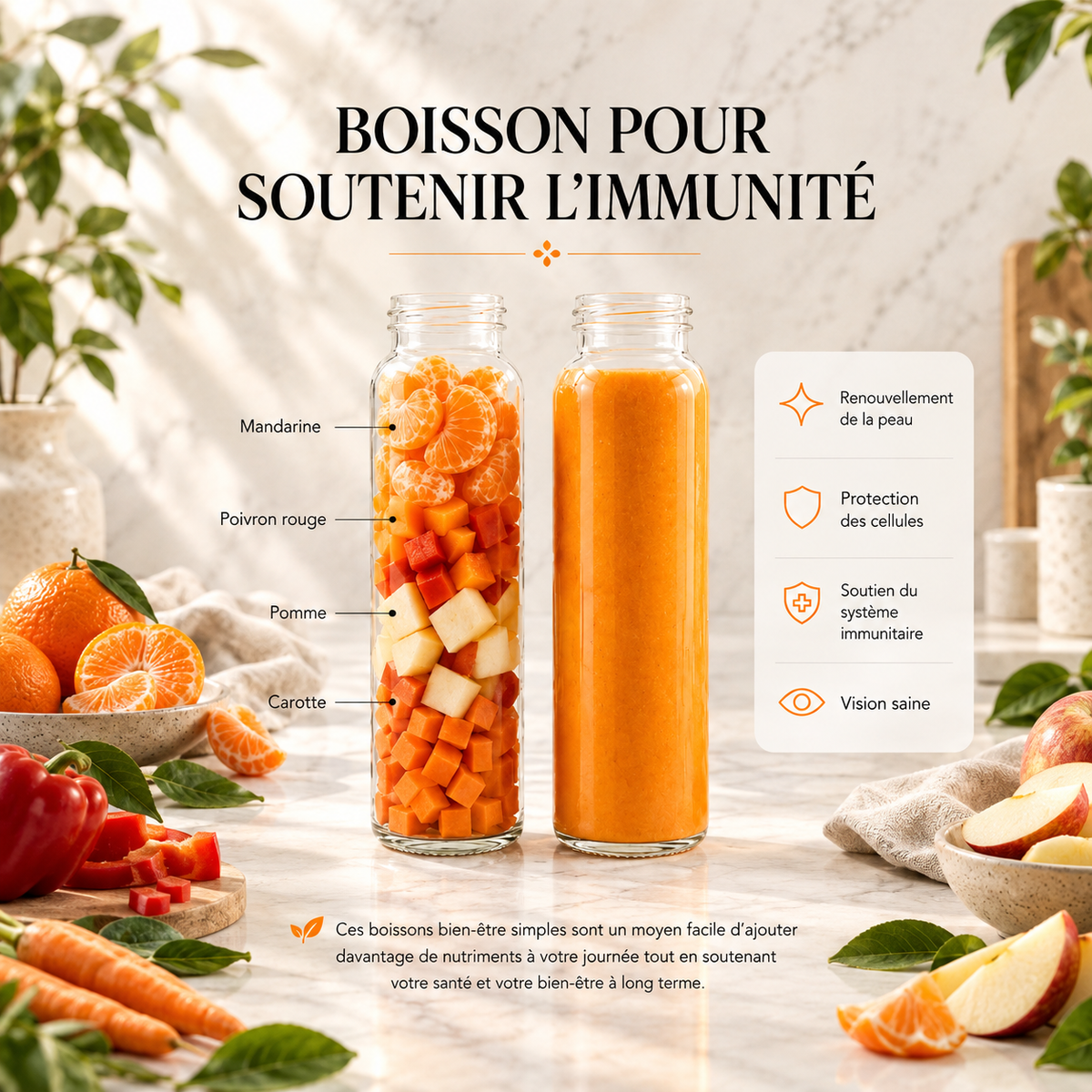 🍇 🍒  Mini blender portable pour jus de fruits 🍒  🍇
